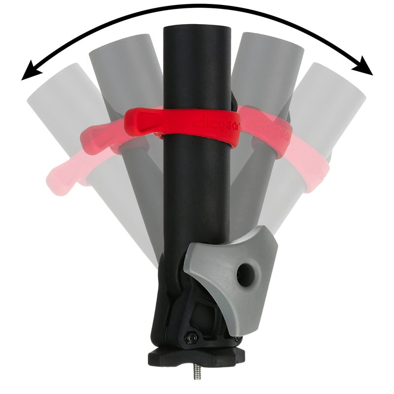 Clicgear Umbrella Angle Adjuster Mount and Rovic Golf Push Carts - Image 4